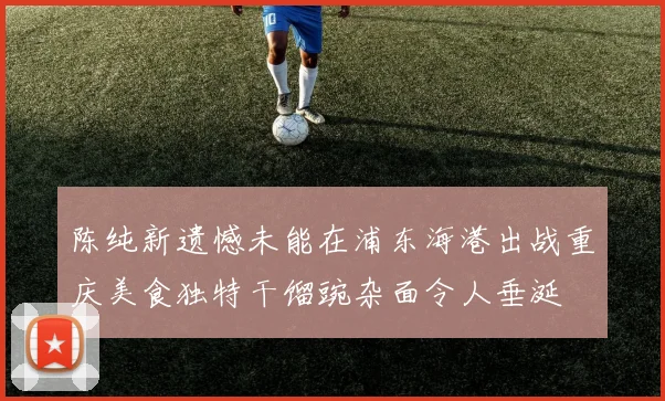 陈纯新遗憾未能在浦东海港出战重庆美食独特干馏豌杂面令人垂涎