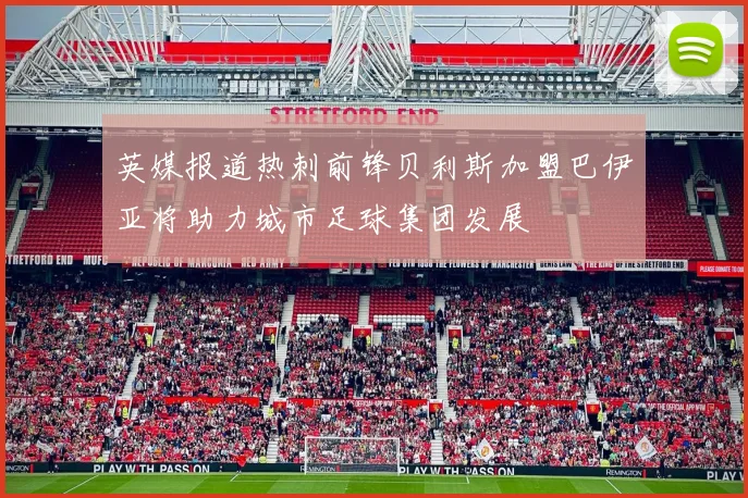 英媒报道热刺前锋贝利斯加盟巴伊亚将助力城市足球集团发展